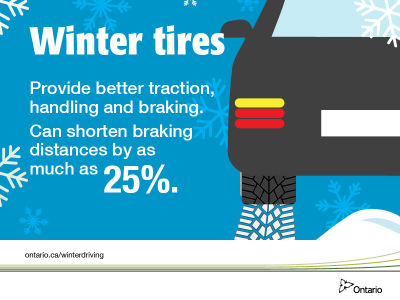Ontario Winter Tire Inforgraphic